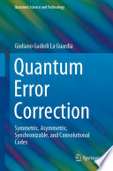 Quantum Error Correction Book