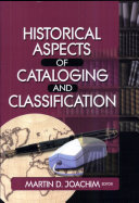 Historical Aspects of Cataloging and Classification
