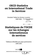 OECD Statistics on International Trade in Services  Detailed Tables by Partner Country Book PDF