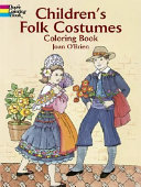 Children s Folk Costumes Coloring Book