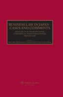 Business Law in Japan