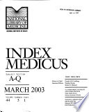 Index Medicus Book