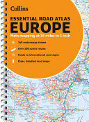 Collins Essential Road Atlas Europe  A4 Paperback