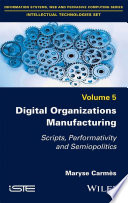 Digital Organizations Manufacturing Book