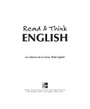 Read   Think English  Book   Audio CD  Book PDF