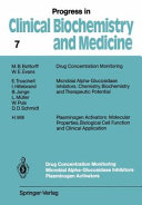 Drug Concentration Monitoring Microbial Alpha Glucosidase Inhibitors Plasminogen Activators Book