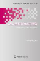 Environmental Interests in Investment Arbitration