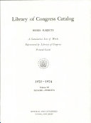 Library of Congress Catalog