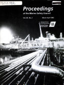 Proceedings of the Marine Safety Council