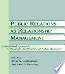 Public Relations As Relationship Management