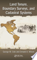 Land Tenure  Boundary Surveys  and Cadastral Systems