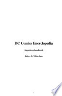 DC Comics Encyclopedia Book
