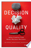 Decision Quality Book
