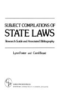 Subject Compilations of State Laws