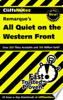 CliffsNotes on Remarque s All Quiet on the Western Front