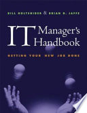 IT Manager s Handbook Book PDF
