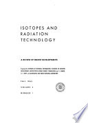 Isotopes and Radiation Technology Book