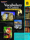 Vocabulary in Context for the Common Core Standards Reproducible Grade 8 Book PDF