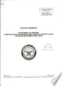 Department of Defense Computer aided Acquisition and Logistic Support  CALS  Program Implementation Guide