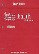 Holt Science   Technology  Earth Science