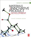 Materials and Innovative Product Development Book