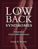 Low Back Syndromes  Integrated Clinical Management