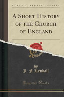 A Short History Of The Church Of England