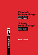 W  rterbuch der Humanbiologie   Dictionary of Human Biology