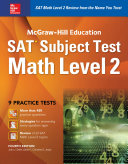McGraw Hill Education SAT Subject Test Math Level 2 4th Ed 