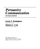Bettinghaus and cody persuasive communication technique stolen dash 8