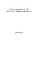 A Bibliography of Hume's Writings and Early Responses