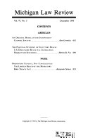Michigan Law Review