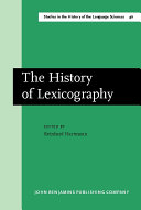The History of Lexicography