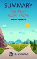 The Next Right Thing by Emily P. Freeman (Summary) [Pdf/ePub] eBook