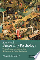 A History of Personality Psychology Book