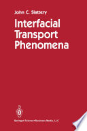 Interfacial Transport Phenomena Book
