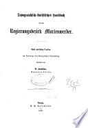 Topographisch-statistisches Handbuch für den Regierungsbezirk Marienwerder