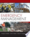Introduction to Emergency Management Book