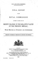 Final report of the Royal Commission