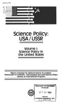 Science Policy in the United States