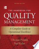 The Handbook For Quality Management Second Edition