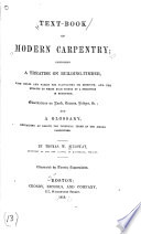 Text book of Modern Carpentry