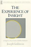 The Experience of Insight Book