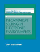 Information Seeking in Electronic Environments