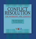 Conflict Resolution for Managers and Leaders  Participants Workbook