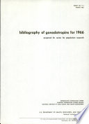 Bibliography of Gonadotropins for 1966 Book