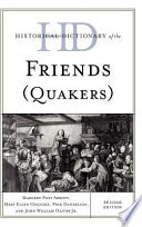 Historical Dictionary Of The Friends Quakers 