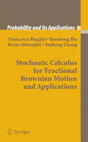 Stochastic Calculus for Fractional Brownian Motion and Applications
