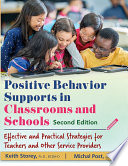POSITIVE BEHAVIOR SUPPORTS IN CLASSROOMS AND SCHOOLS Book