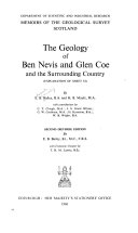 The Geology of Ben Nevis and Glen Coe and the Surrounding Country